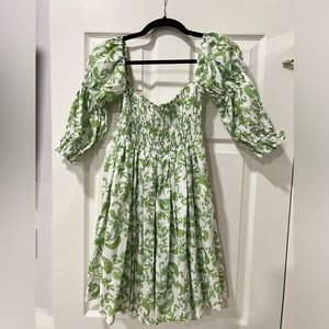Misa Green Mini Dress
